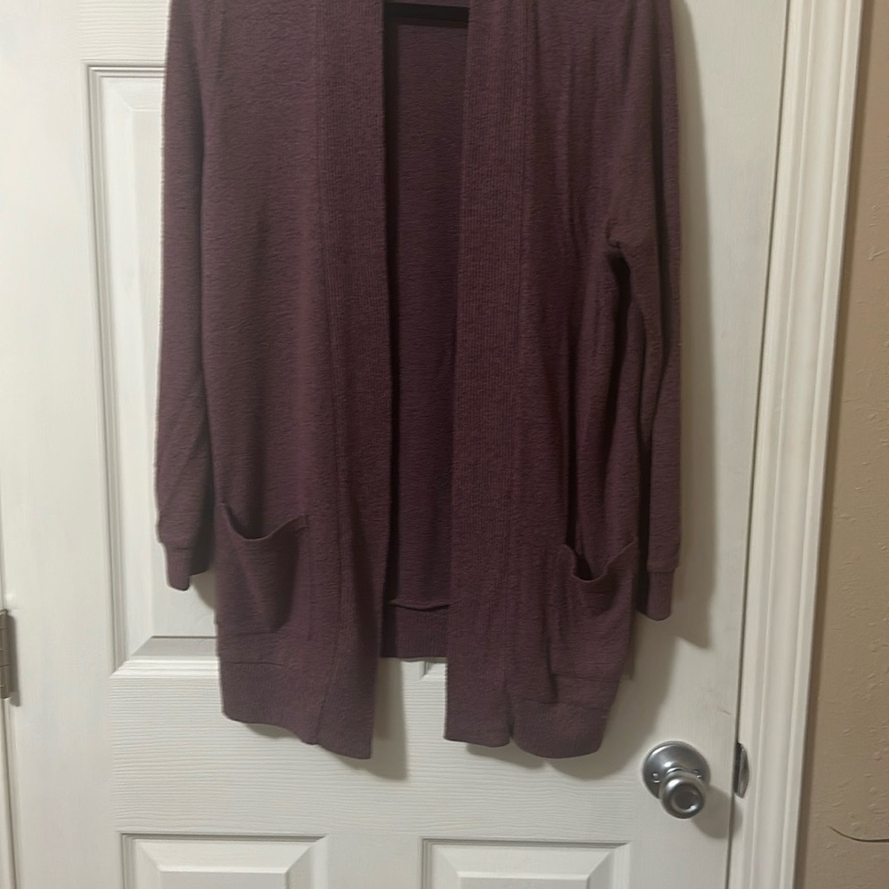 Market & Spruce Women's Burgundy Sweater